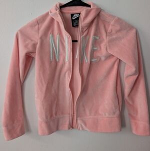Nike‎ Girls Velvet Pink Hoodie